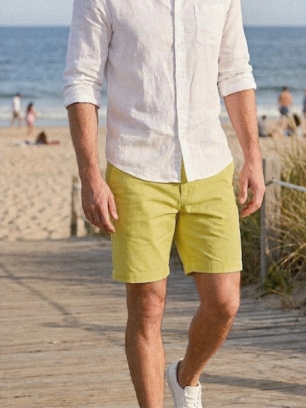 J. Crew Stanton Shorts Yellow size 30